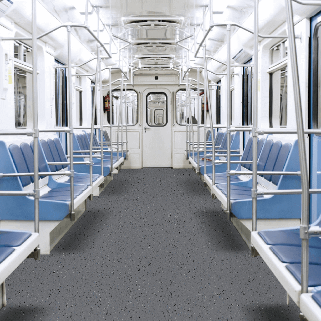 Safety anti-slip vinyl tile transport emery pvc flooring roll from bus/ train/subway/airport